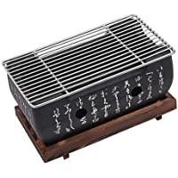 Parrilla japonesa de carbón de carbón para barbacoa de estilo japonés- parrilla de barbacoa de estilo japonés- plato de…
